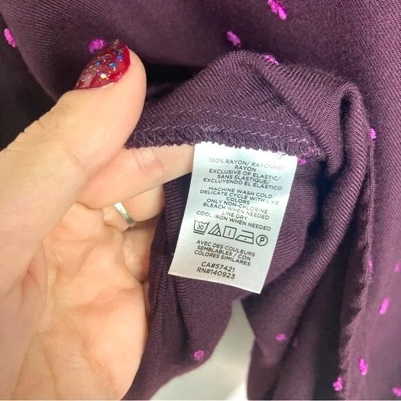 Loft Victorian Button Down Blouse With Ruffle Coq… - image 3