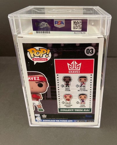 Julio Cesar Chavez Signed Slabbed Boxing Funko Pop #03 PSA AL07826 | eBay
