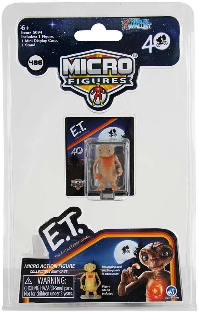 World's Smallest E.T. The Extra-Terrestrial Micro Action Figure