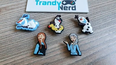 MARKENLOS Shoe Charms/Schuhstecker/Pin f. Crocs*. Für Frozen* Fans. Kinder Geschenk Party