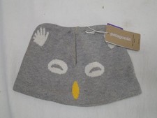 NWT Patagonia Baby Animal Friends Owl Beanie Hat Gray Size 5T Toddler Outdoor