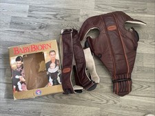 Leather Baby Bjorn Carrier Min 3.5kg To Max 15kg VGC