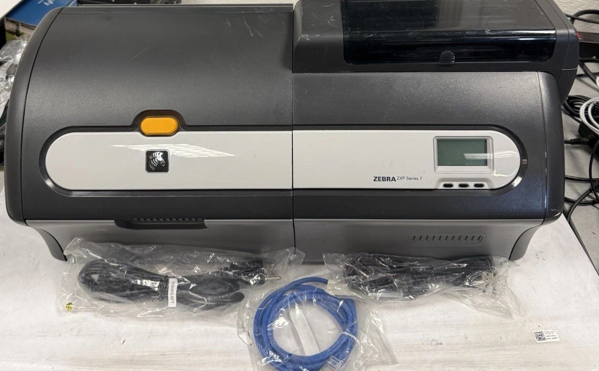 Zebra ZXP Series 7 Card Printer | Single-Sided | Tested - Missing