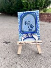 ACEO Original Creepy Steamy Haunted Mirror 2.5x3.5 Signed Horror Style Ghost Art — photo 1