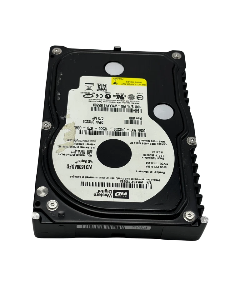 Dell RC209 160GB Raptor 10K 3.5" SATA Hard Drive - Image 2 of 3