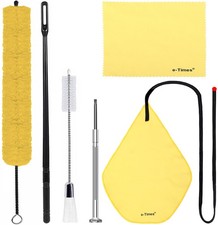 Flute Cleaning Kit, Care Kit Including Swab, Rod, Professional