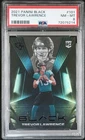 2021 Panini Black #101 Trevor Lawrence : Rookie Card : PSA 8