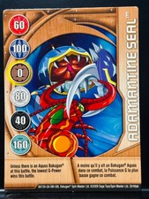 Bakugan Card - Adamantine Seal - Bronze Gate Card - BA739 - 20/48ah - 2009