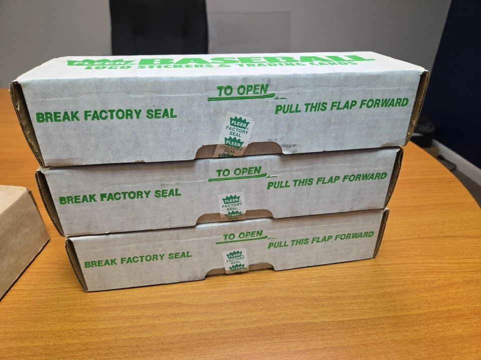 Полный заводской запечатанный набор бейсбольных карточек 1988 Fleer MLB 660 - Изображение 2 из 4