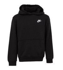 Nike Boys Black Fleece Pullover Hoodie Long Sleeve Size LARGE