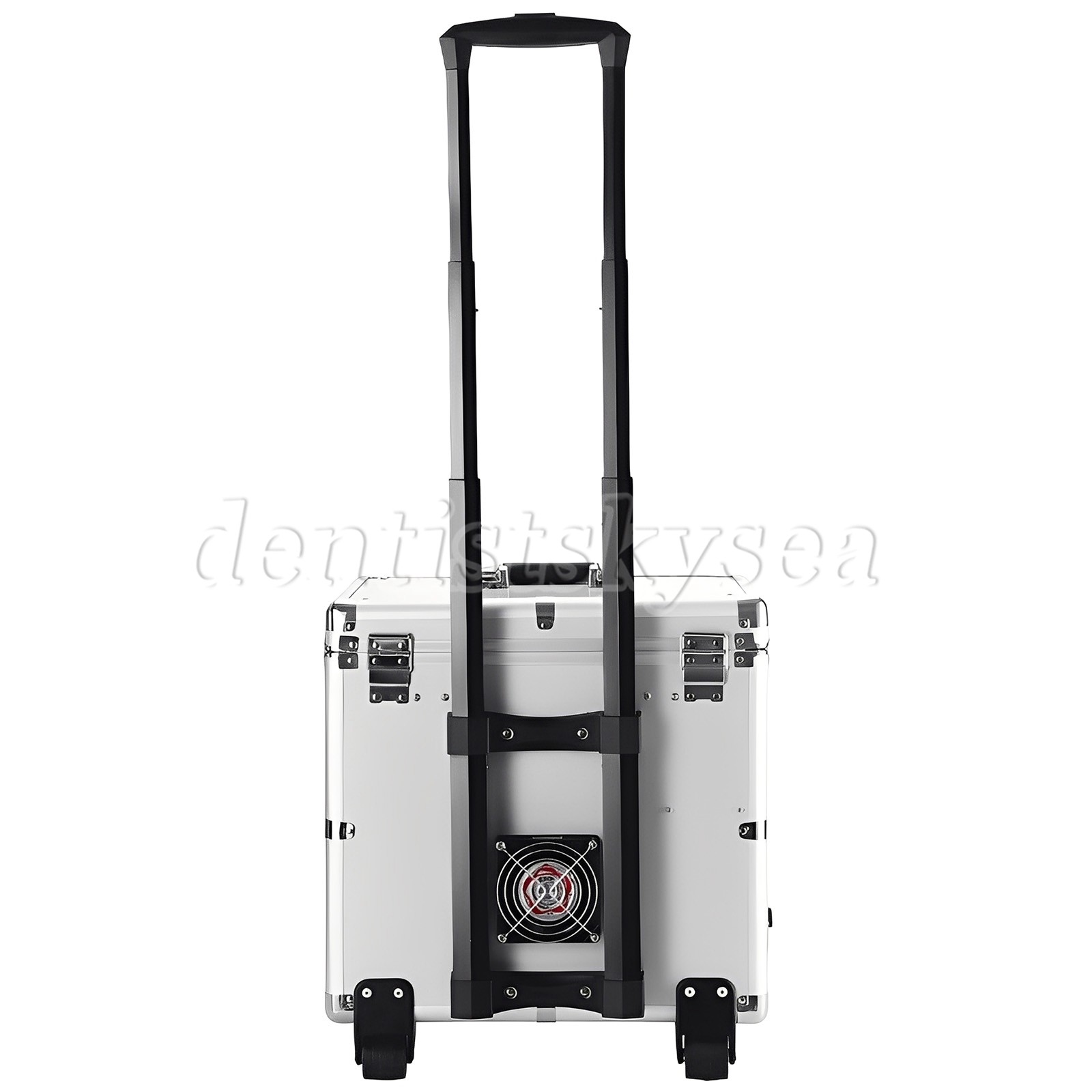 Portable Dental Mobile Delivery Unit Rolling Box Suction Air Compressor 4 Hole