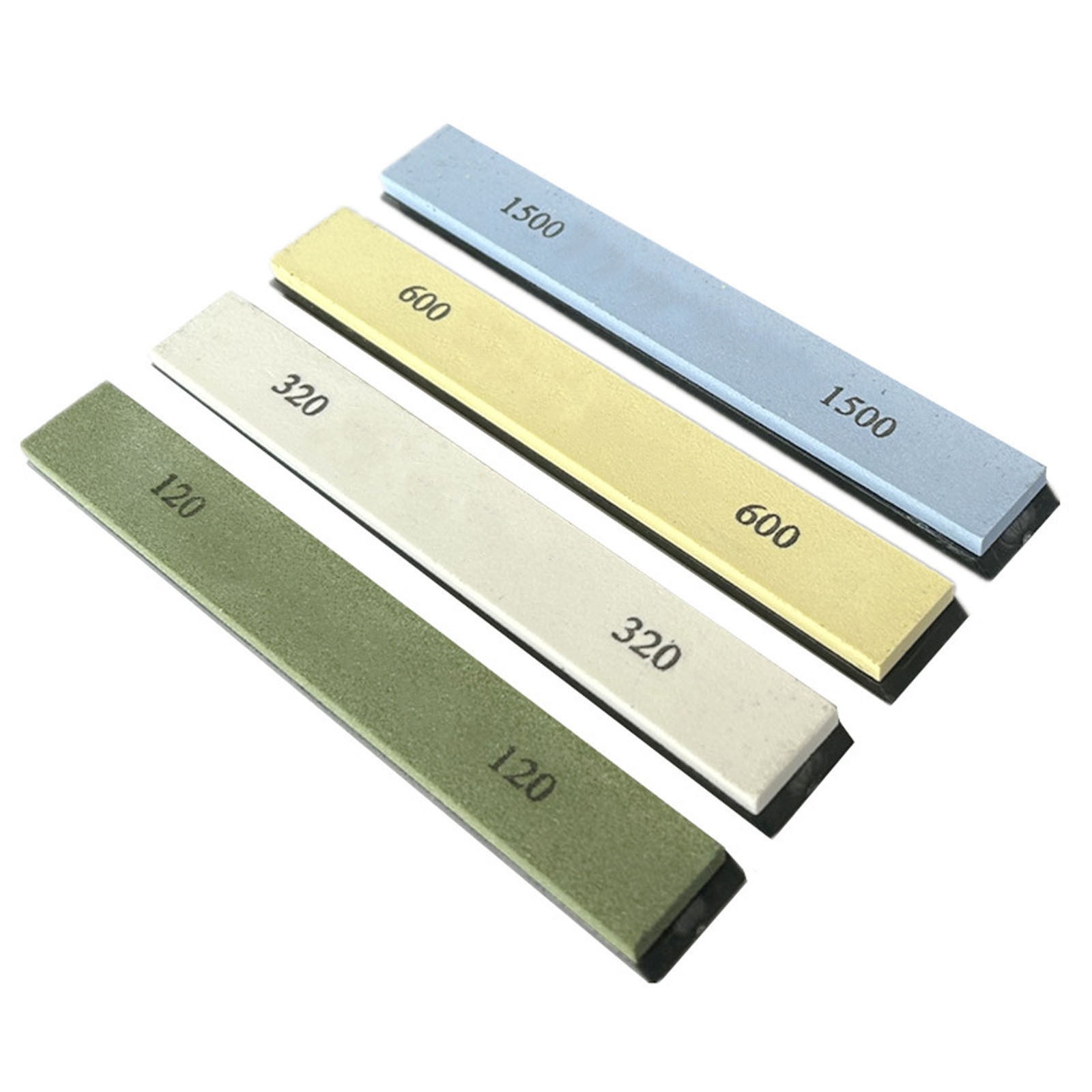 Sharpening Stone Whetstone Set 4 Side Grit 120 320 600 1500 Sharpening Stone For