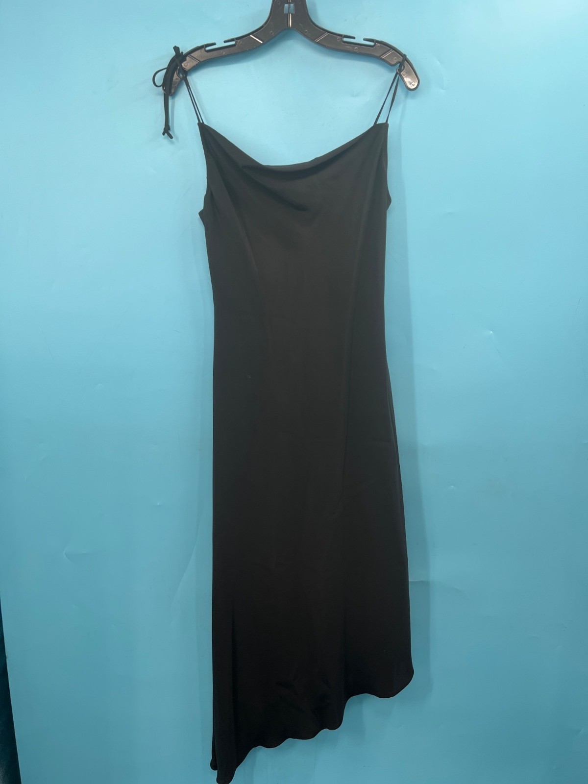 BANANA REPUBLIC Strappy Black Midi Dress Sz Stretch 6 (NWT)
