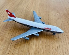 Vintage Schuco Boeing 747 Swiss Air Die Cast Model