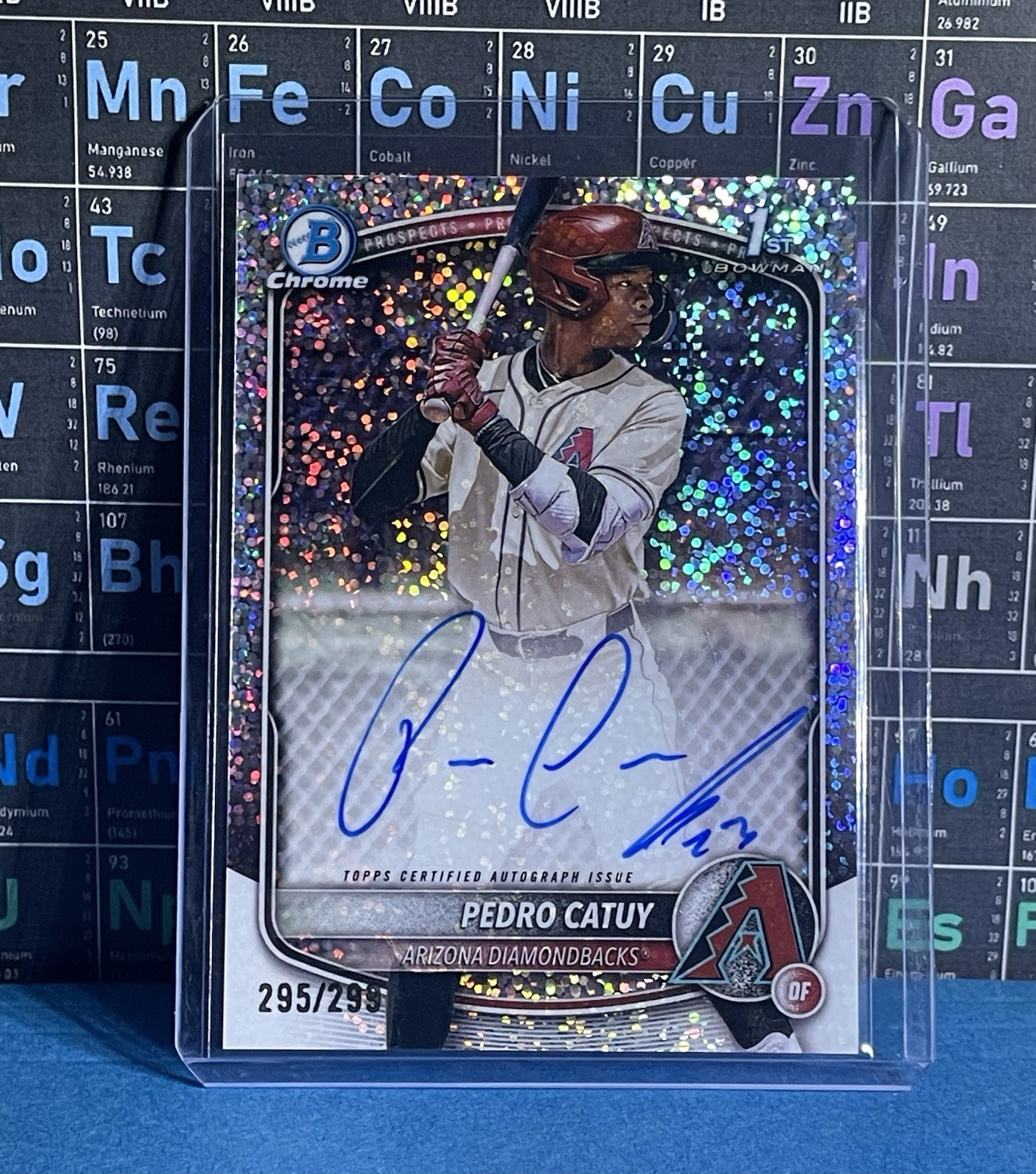 2025 Bowman Chrome Pedro Catuy Auto Speckle Refractor /299 #CPA-PC Diamondbacks