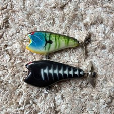 PH Custom Lures Crazy Ace Set 2pcs Hard Baits Fishing Tackle, Used
