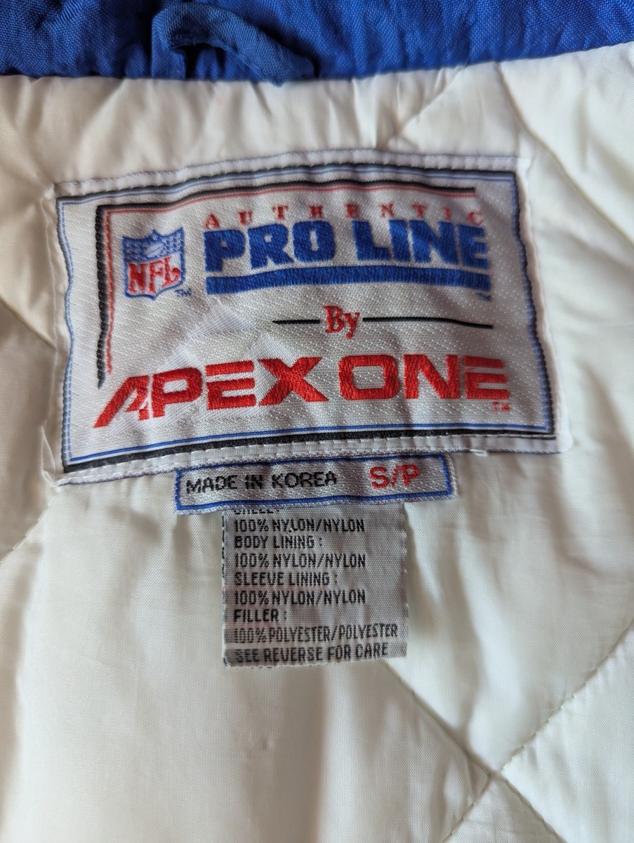 Vintage Apex One Pro Line NY Giants Jacket Men's Size Small Full