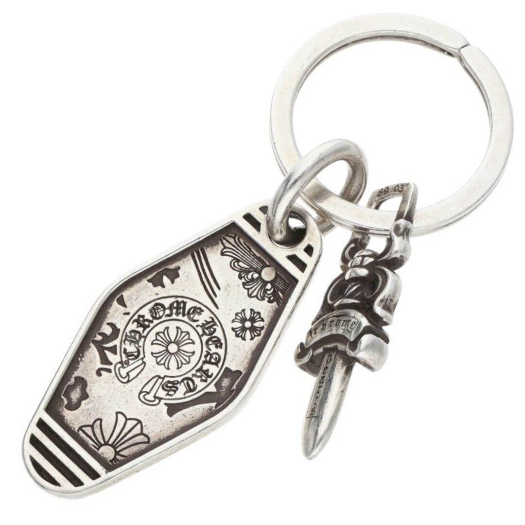 Chrome Hearts KEYCHEAIN Hotel SML small Key Silver Keyring Men's Used e8ef9fe645 thumbnail 2