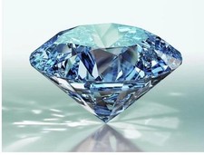 2 Ct loose Natural Royal Blue certifie Diamond Round Cut VVS1 D Grade Certified