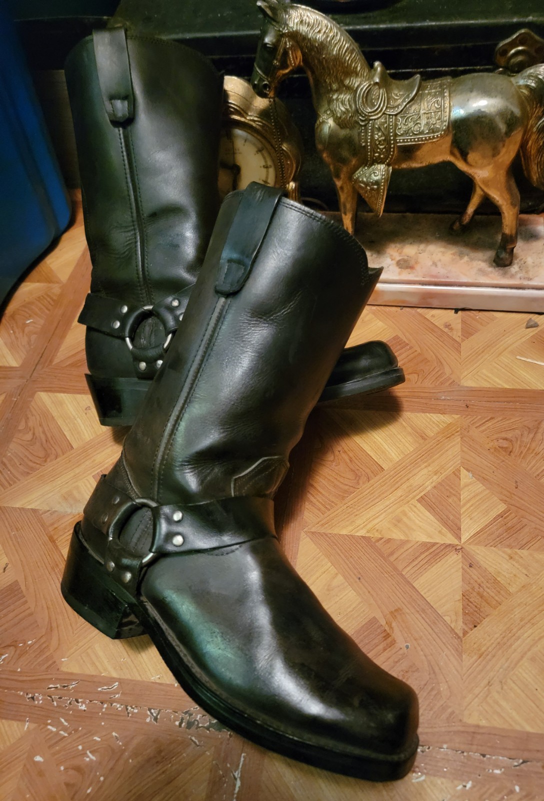 DURANGO 510 Motorcycle Harness Boots DURANGO Black Engineer 