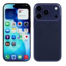 Dummy Display Showcase Phone 17 Pro Mobile Smartphone 1:1 Non Work Toy Dark Blue