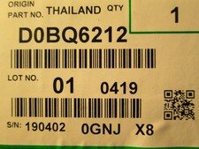 Genuine Ricoh, Savin, Lanier D0BQ6212 D241621...