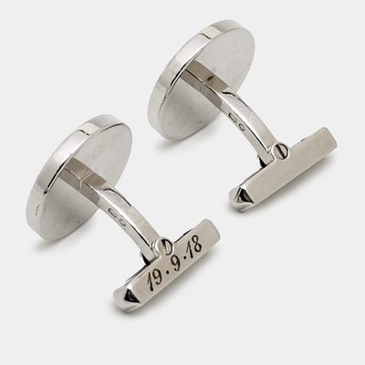Cartier Gullioche Double C De Cartier Lacquer Sterling Silver