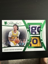 2023-24 Panini Flawless Dual Patched Jalen Hood-Schifino #FDP-JHS 3/5 RC