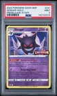 GENGAR Sword & Shield Staff Black Star Promo Prerelease #241 PSA 9 Pokemon