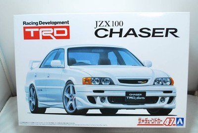Aoshima 1/24 TRD Toyota JZX100 Chaser 1998 Tuned Car Model Kit