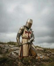 Medieval Knight Templar Armor Suit Crusader Combat Full Body Armor Suit
