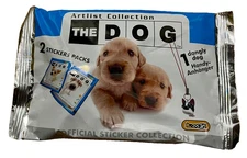 the dog artlist collection stickers + dangly dog