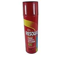 NEW OLD STOCK VINTAGE 90S RESOLVE Bottle 22oz Self Cleaning Foam Carpet Cleaner