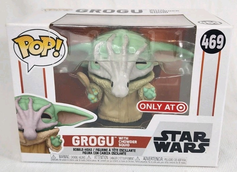 Funko Pop! Star Wars - Grogu with Chowder Squid - Target Exc.#469 Baby Yoda