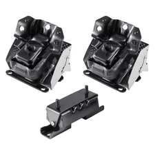 Engine and Transmission Motor Mount Kit Replacement, Set of 3, Compatible with 2