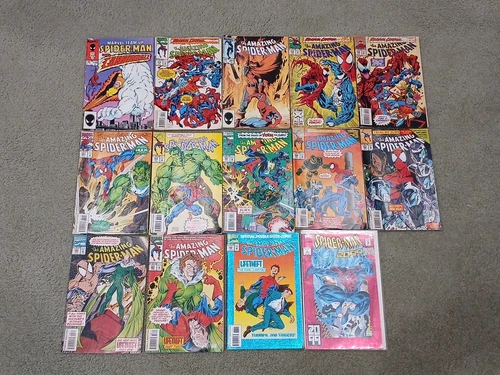 Vintage 1980's - 1990's Marvel Comics Spider-Man Lot Issues Jan 149 - April 388