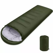 Silentnight Sleeping Bag Adult Camping Outdoor 3 Season Single Blue Black Purple
