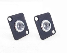 2 Pack Procraft D-Plate W/ 12mm 115v LED Indicator Lamp Clear D-12ZsD.A.L-115-C