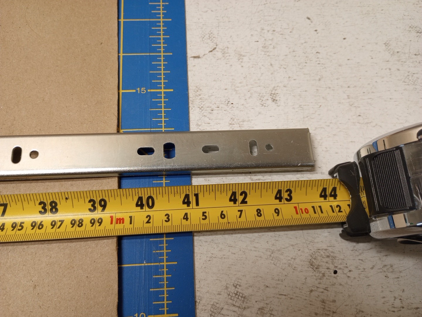 Heavy Duty Ball Bearing Drawer Slide Accuride 22&rdquo; Collapsed 33&rdquo; & 43&rdquo; Full Ext.