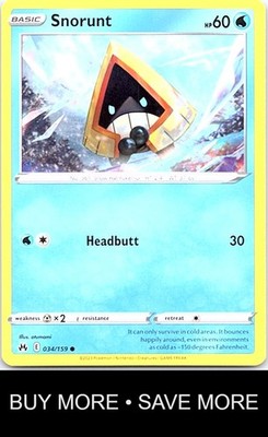 Snorunt 034/159 Crown Zenith otumami