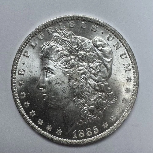 1885-P Morgan Silver Dollar US 90% Coin
