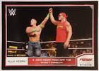 2014 Topps Road to Wrestlemania #86 Hulk Hogan & John Cena Fend off Wyatt Family