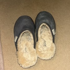 UGG Real Aus 100% australijska skóra owcza wełna kapcie męskie kamień 