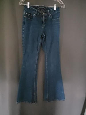 Stephen Hardy Squeeze Jeans Flared Denim Blue Womens Size 3/4 RN 55356