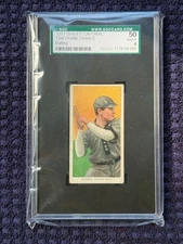 1911 T206 Frank Chance SGC 4 Sweet Caporal Back