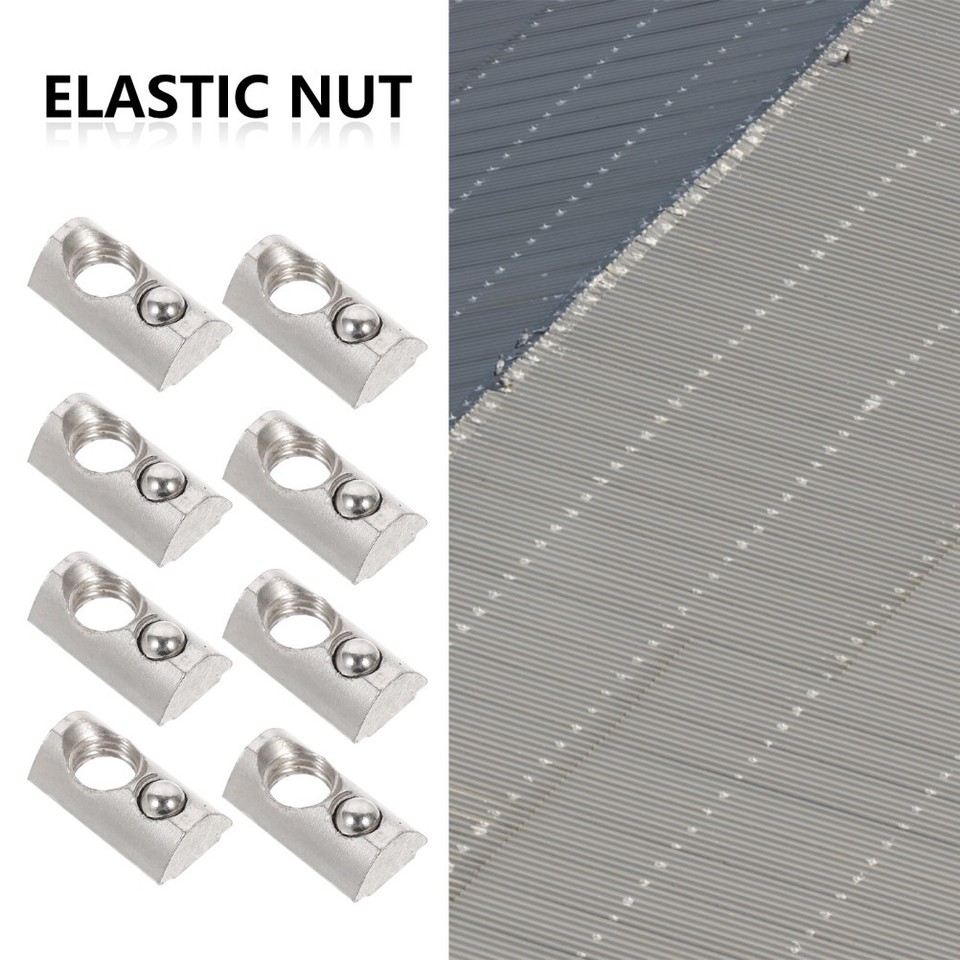 Sping Rool 20pcs Practical Thread Spring T Nuts Elastic T Nuts Roll-In Spring T ...