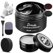 Black Leather Recoloring Balm, Leather Color Restorer Black  Conditioner
