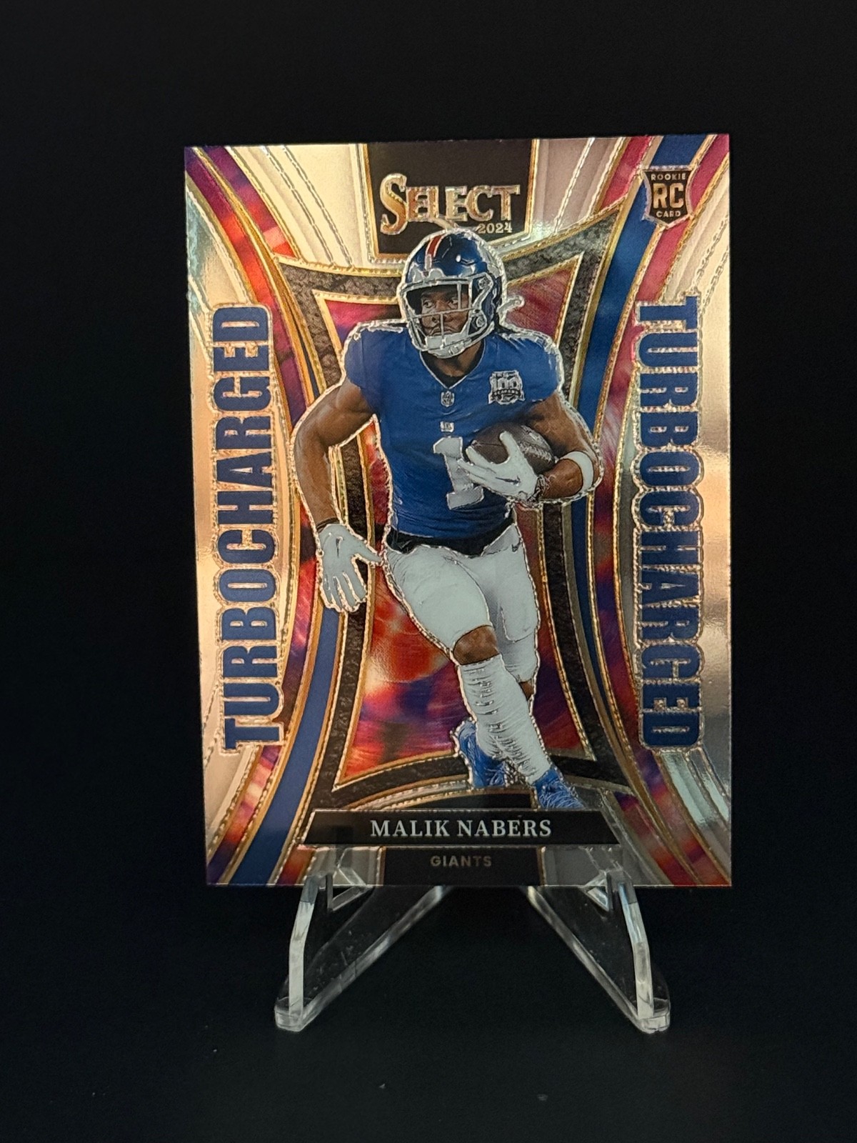 2024 Panini Select - Turbocharged Malik Nabers #15 (RC)