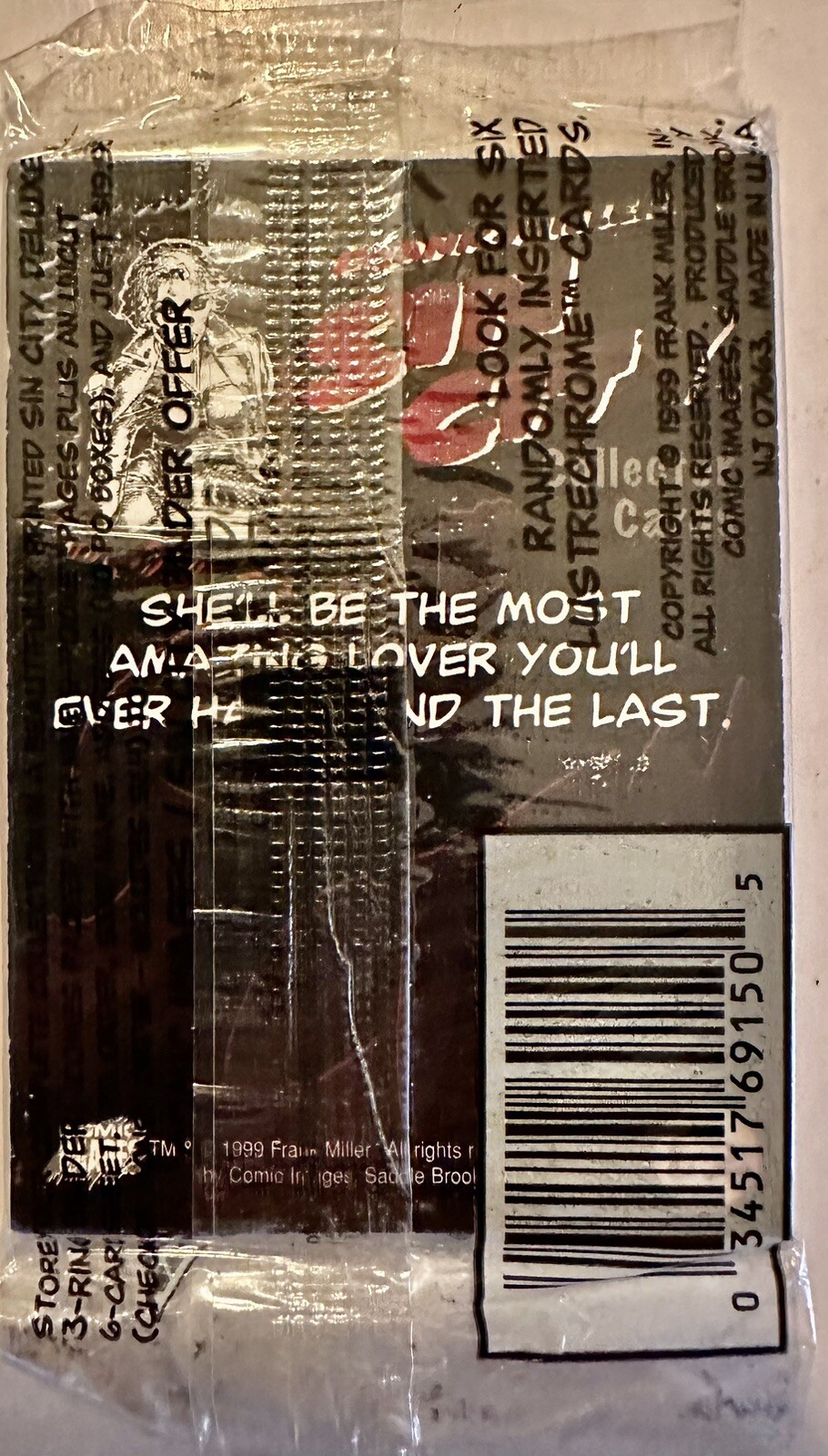 Frank Miller's Sin City Comic Images LUSTRECHROME 10 Sealed Packs 60 Total Cards - Picture 11 of 17