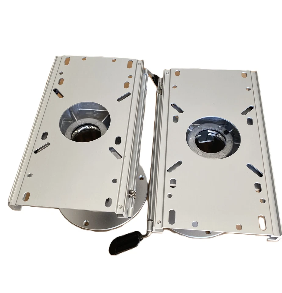 Lot of 2 Sport Master Adjustable Aluminum Boat Seat Pedestal 9"-11" Foto 2 de 4